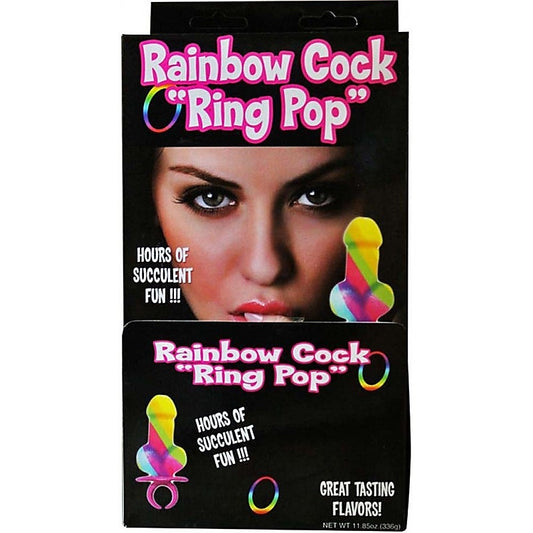 Rainbow Cock Ring Pop by Hott Products - Sex Games, Coupons and Tricks