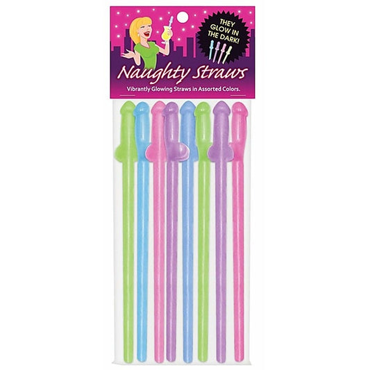 Naughty Penis Straws Glow in The Dark by Kheper Games - Sex Games, Coupons and Tricks