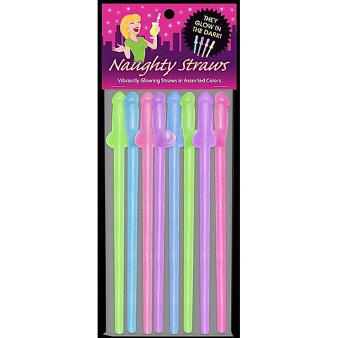 Naughty Penis Straws Glow in The Dark by Kheper Games - Sex Games, Coupons and Tricks