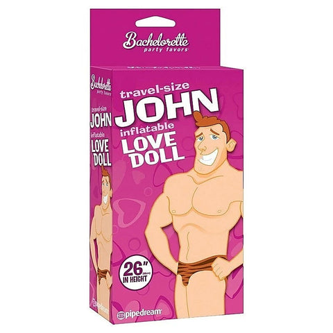 Travel Size John Blow Up Inflatable Love Doll by Pipedream - Love Dolls