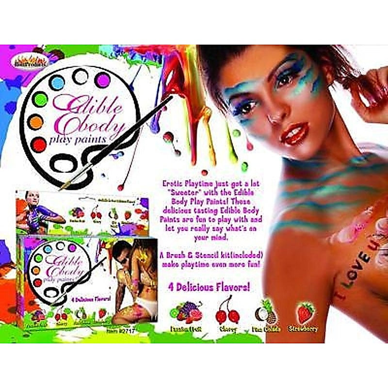 Edible Body Paints by Hott Products - Massage Oils and Lubricants