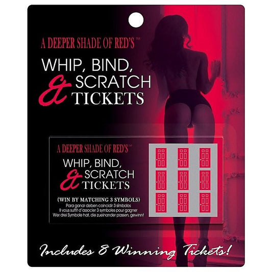 Whip Bind and Scratch Tickets by Kheper Games - Sex Games, Coupons and Tricks