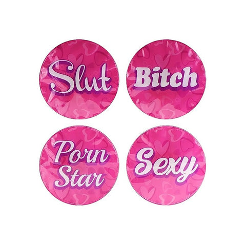 Bachelorette Party Flashing Light Party Stickers - Sex Games, Coupons and Tricks