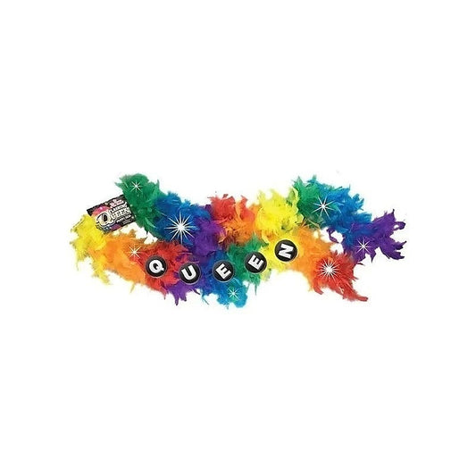 Queen Flashing Feather Boa by Little Genie - Sex Games, Coupons and Tricks