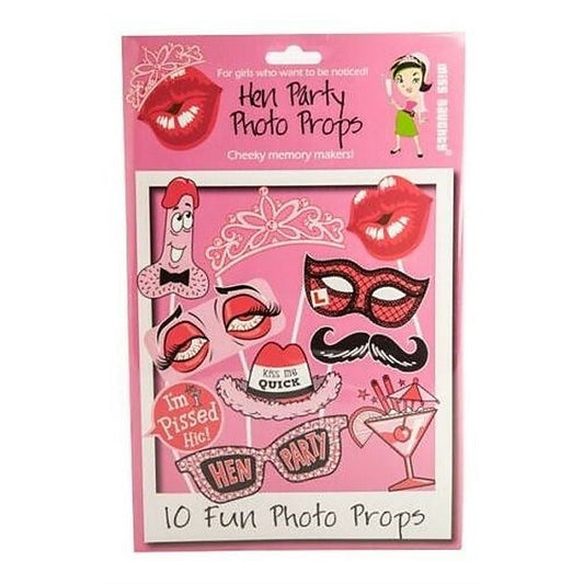 Miss Naughty Hen Party Photo Props by MDI Australia - Sex Games, Coupons and Tricks