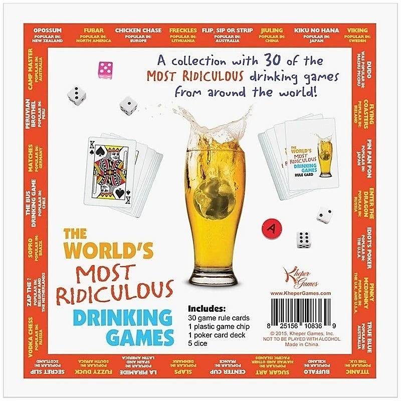 The World's Most Ridiculous Drinking Games by Kheper Games - Sex Games, Coupons and Tricks