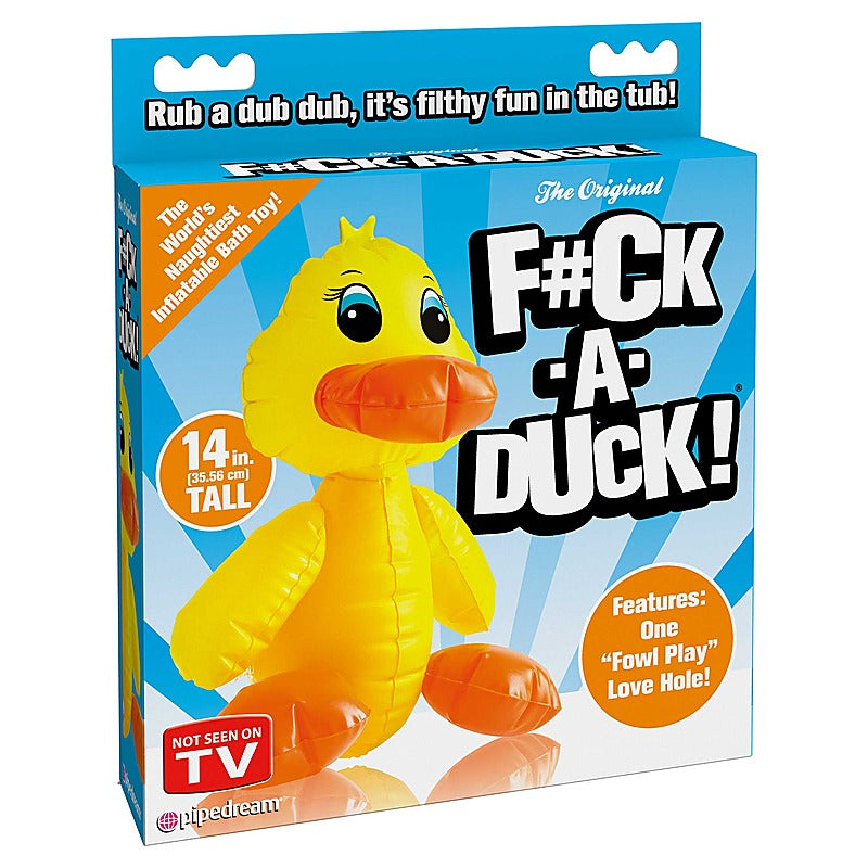 F#ck-A-Duck Inflatable Bath Toy by Pipedream - Party Gifts and Novelties