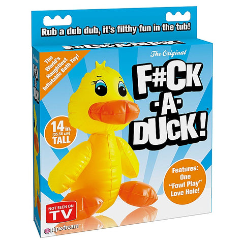 F#ck-A-Duck Inflatable Bath Toy by Pipedream - Party Gifts and Novelties