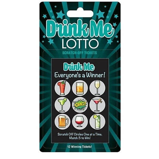 Drink Me Lotto Scratch-Off Tickets by Little Genie - Sex Games, Coupons and Tricks