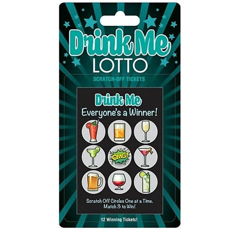 Drink Me Lotto Scratch-Off Tickets by Little Genie - Sex Games, Coupons and Tricks