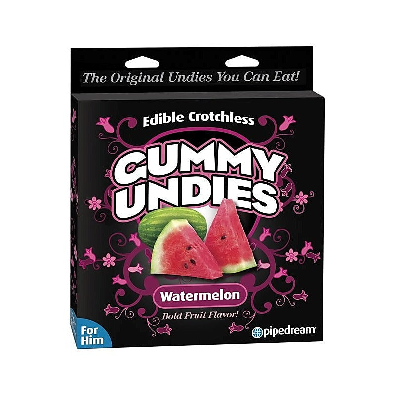 Edible Male Gummy Undies Watermelon by Pipedream - Sex Games, Coupons and Tricks