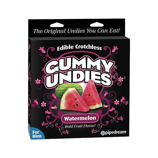 Edible Male Gummy Undies Watermelon by Pipedream - Sex Games, Coupons and Tricks