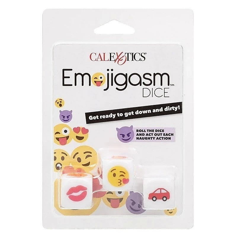 California Exotics Emojigasm Dice Adult Games with Waterproof Design - Sex Games, Coupons and Tricks