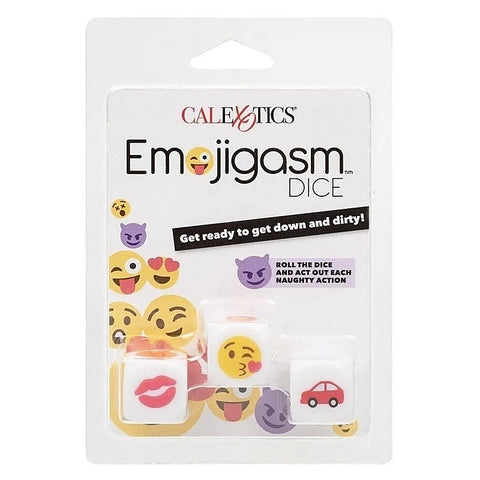 California Exotics Emojigasm Dice Adult Games with Waterproof Design - Sex Games, Coupons and Tricks