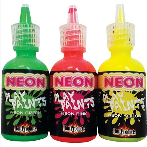 Hott Products Neon Play Paints Body Safe Blacklight Reactive Intimate Art - Sex Games, Coupons and Tricks