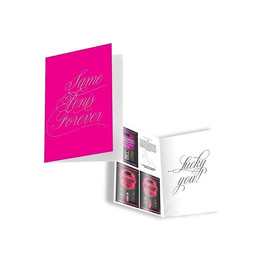 Same Penis Forever Greeting Card by Kama Sutra Products - Sex Games, Coupons and Tricks