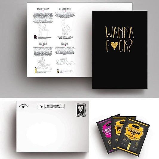Naughty Notes Greeting Card Wanna F-ck - Sex Games, Coupons and Tricks
