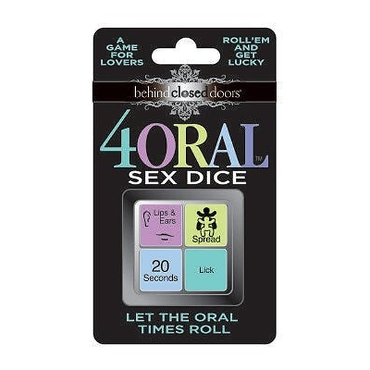 Behind Closed Doors - 4 Oral Sex Dice by Little Genie - Sex Games, Coupons and Tricks