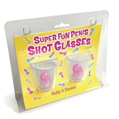 Penis Shot Glasses, Set of 2 by Little Genie - Sex Games, Coupons and Tricks