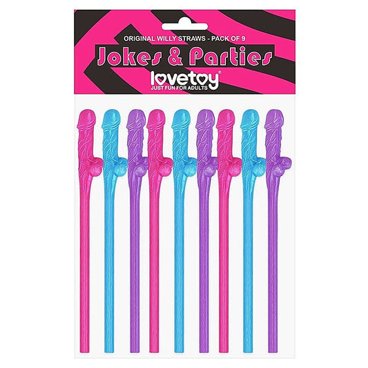 Coloured Willy Straws by Lovetoy - Sex Games, Coupons and Tricks