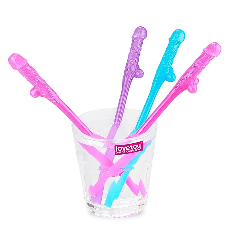 Premium Coloured Willy Straws by Lovetoy - Sex Games, Coupons and Tricks