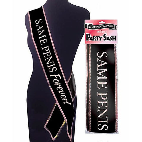 Premium Same Penis Forever Sash by Little Genie - Sex Games, Coupons and Tricks