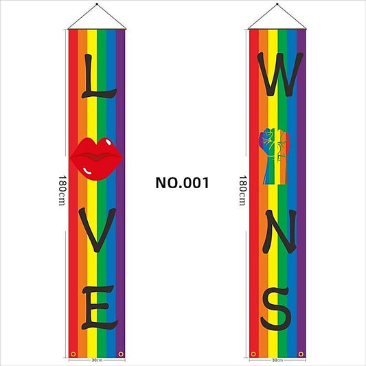 Gay Pride Door Banner by BDStyle - Party Gifts and Novelties
