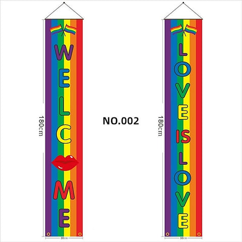 Gay Pride Door Banner by BDStyle - Party Gifts and Novelties
