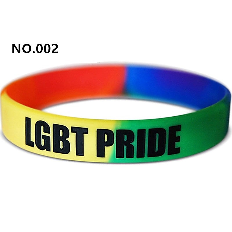 Gay Pride Silicone Bracelet by BDStyle - Party Gifts and Novelties