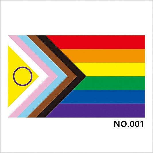 Progressive Rainbow Pride Flag by BDStyle - Party Gifts and Novelties