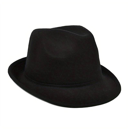 Rolled Brim Canvas Fedora by BDStyle - Fancy Dress Ups