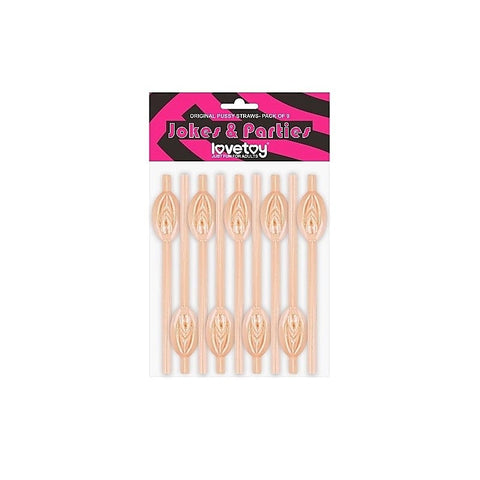 Jokes + Parties Original Pussy Straws by Lovetoy - Bachelorette and Bucks