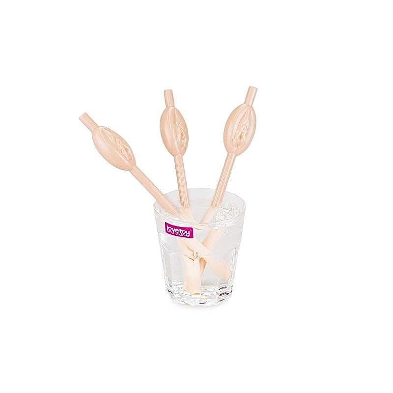 Jokes + Parties Original Pussy Straws by Lovetoy - Bachelorette and Bucks