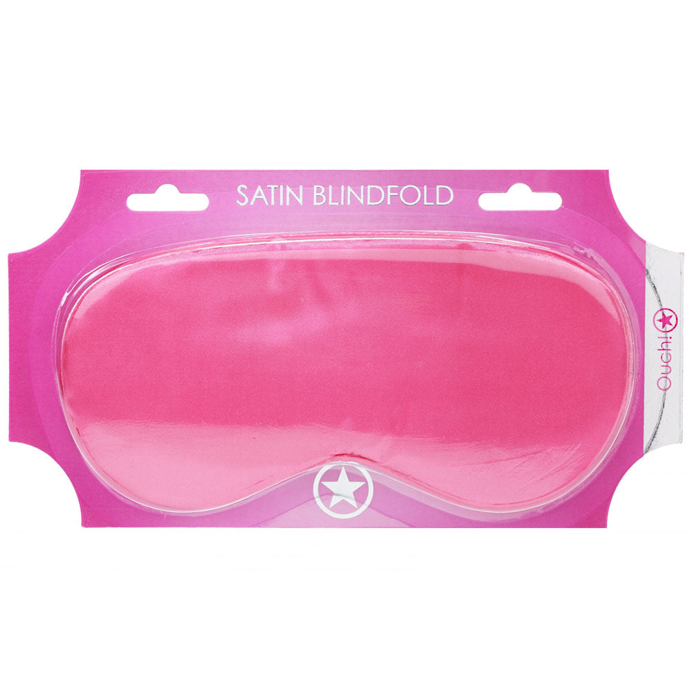 Shots Toys OUCH! Bondage Play Satin Eye Mask - Masks And Blindfolds