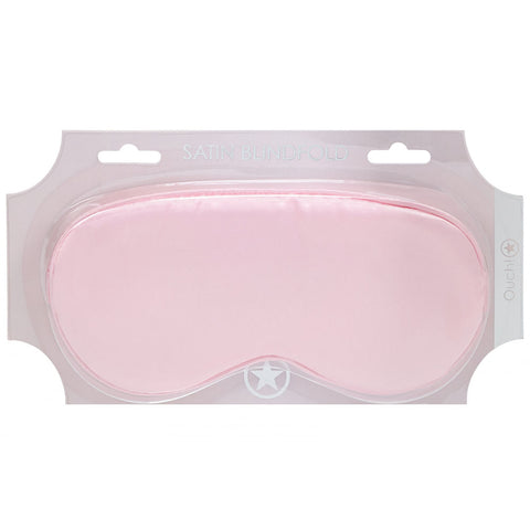 Shots Toys OUCH! Bondage Play Satin Eye Mask - Masks And Blindfolds