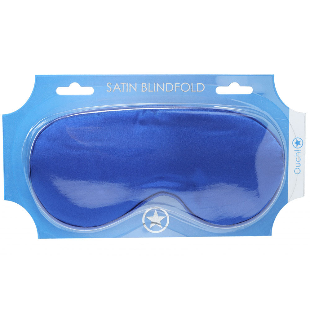 Shots Toys OUCH! Bondage Play Satin Eye Mask - Masks And Blindfolds
