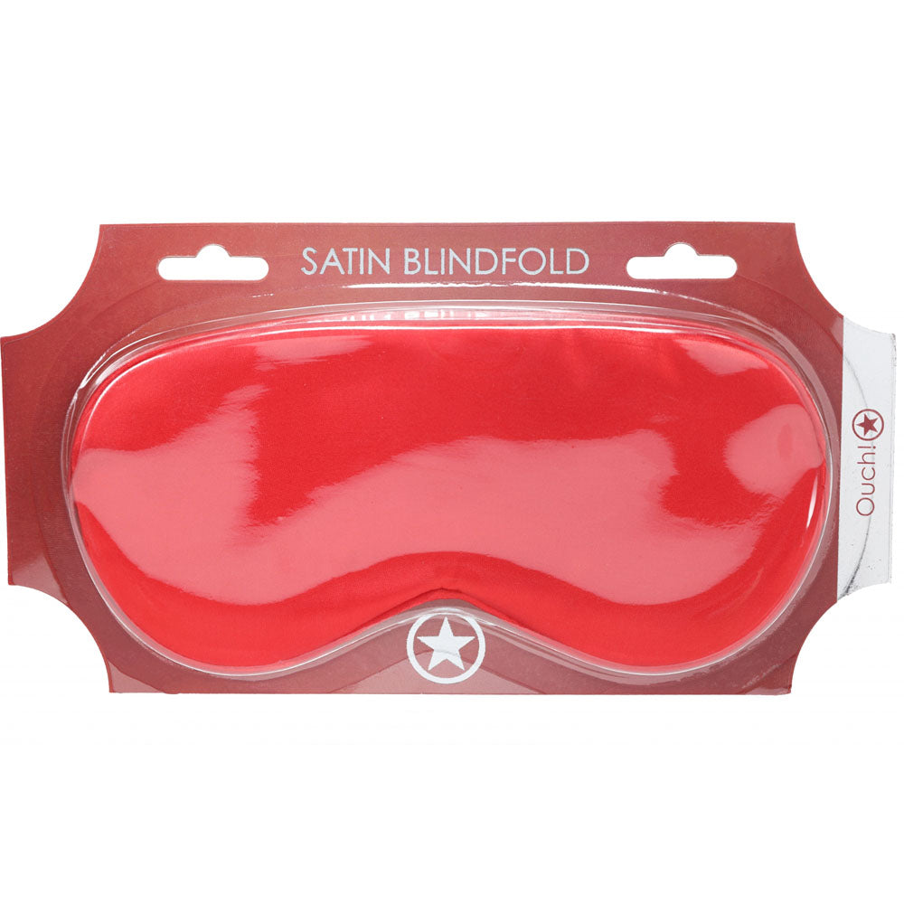Shots Toys OUCH! Bondage Play Satin Eye Mask - Masks And Blindfolds
