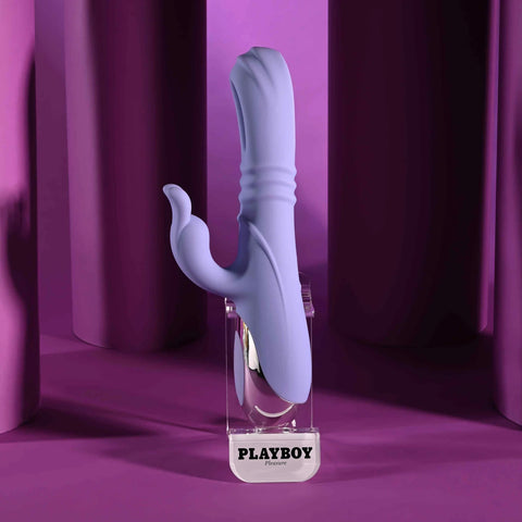Playboy Pleasure TAP ME IN USB Rechargeable Rabbit Vibrator - Rabbit Vibrators