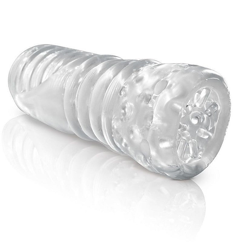 Extreme Crystal Tickler Realistic Stroker - Glass Sex Toys