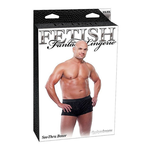 Fetish Fantasy Men's Fetish Play See-Thru Sexy Boxer - Mens Briefs And Boxers