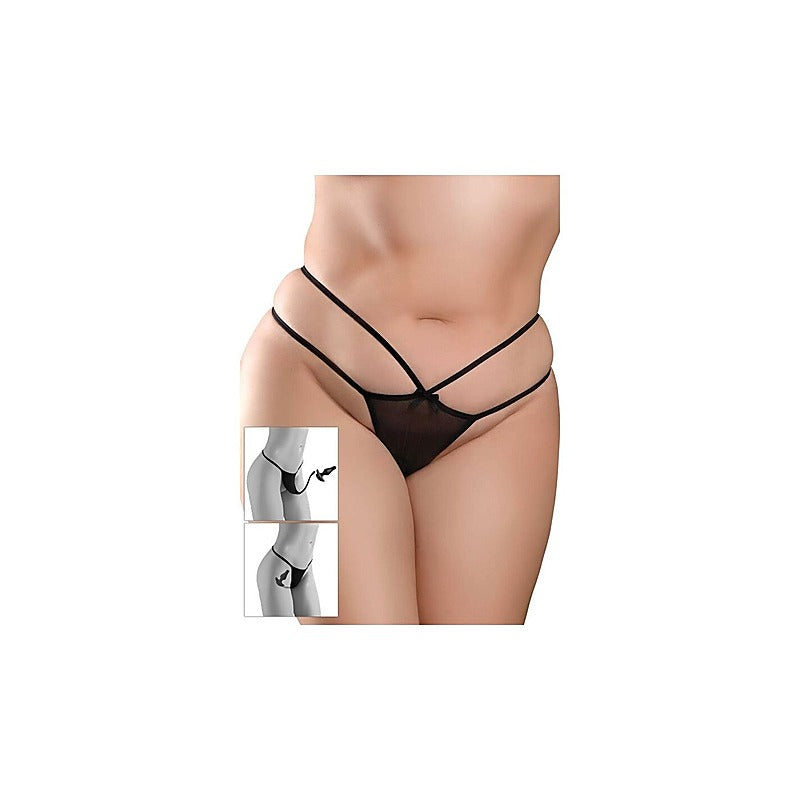 HOOKUP Remote Triple Teaser With Butt Plug by Pipedream - Remote Control Vibrators