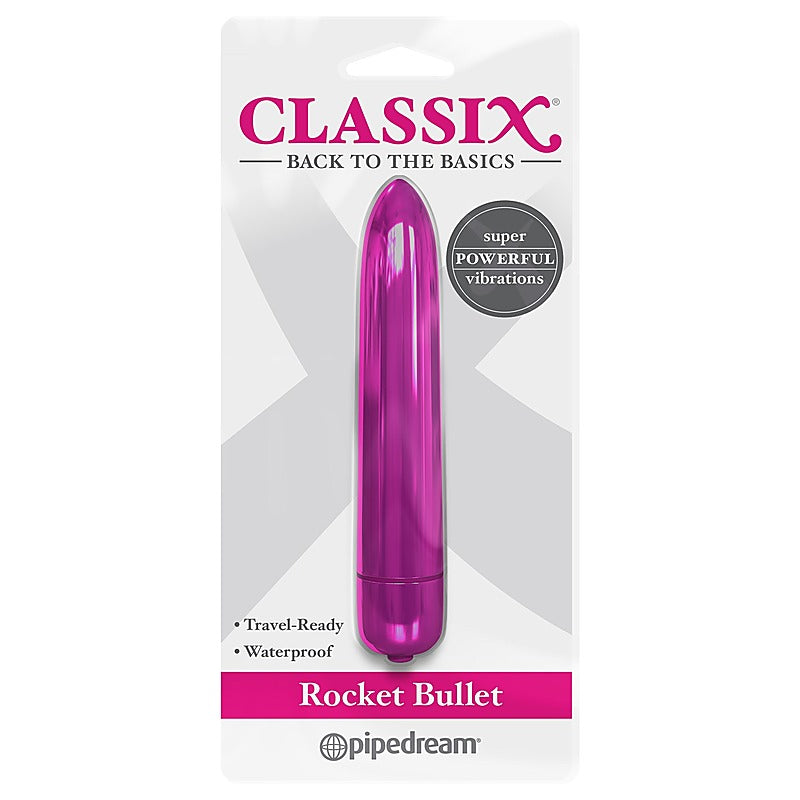 Classix Vibrating Rocket Bullet Massager by Pipedream - Bullet Vibrators