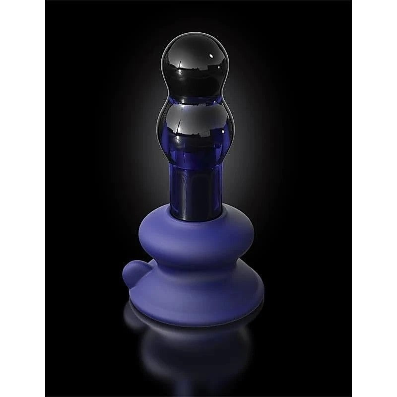 Icicles No. 83 Remote Control Vibrating Glass Plug - Butt Plugs