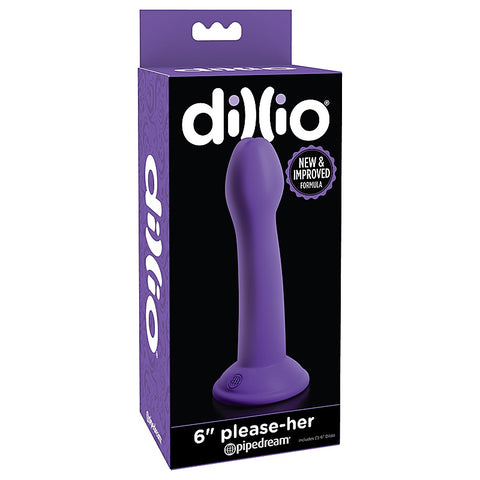 Dillio 6 Inch Please-Her Suction Cup Dildo - Realistic Dildos
