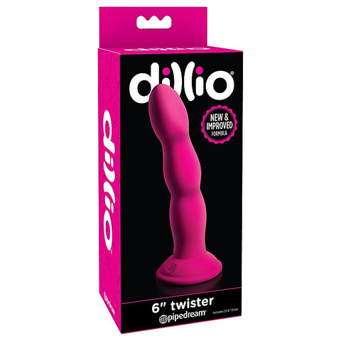 Dillio Twister 6 Inch Realistic Silicone Dildo - Realistic Dildos