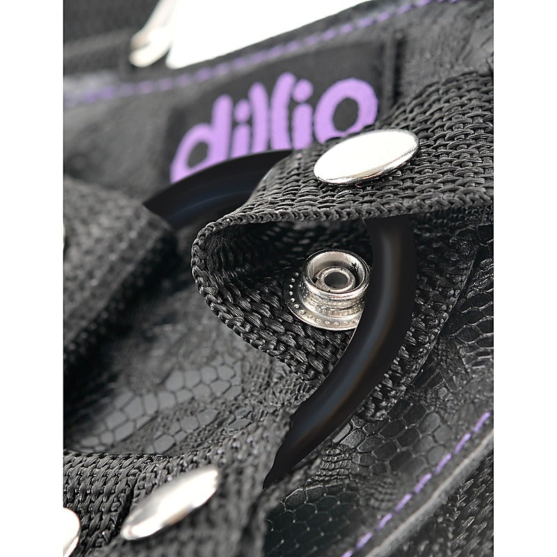 Dillio 6 Inch Strap-On Suspender Harness Set by Pipedream - Strap On Sextoys