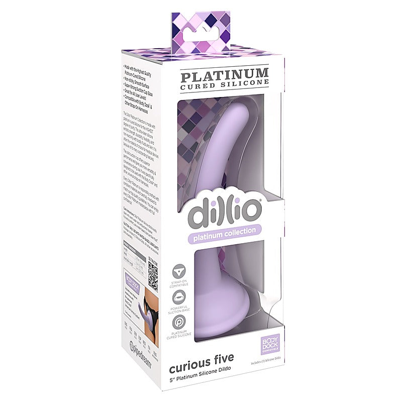 Dillio Platinum Curious Five Silicone Dildo by Pipedream - Realistic Dildos