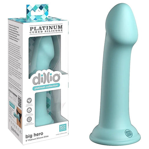 Dillio Platinum Big Hero 6 Inch Silicone Dildo - Realistic Dildos