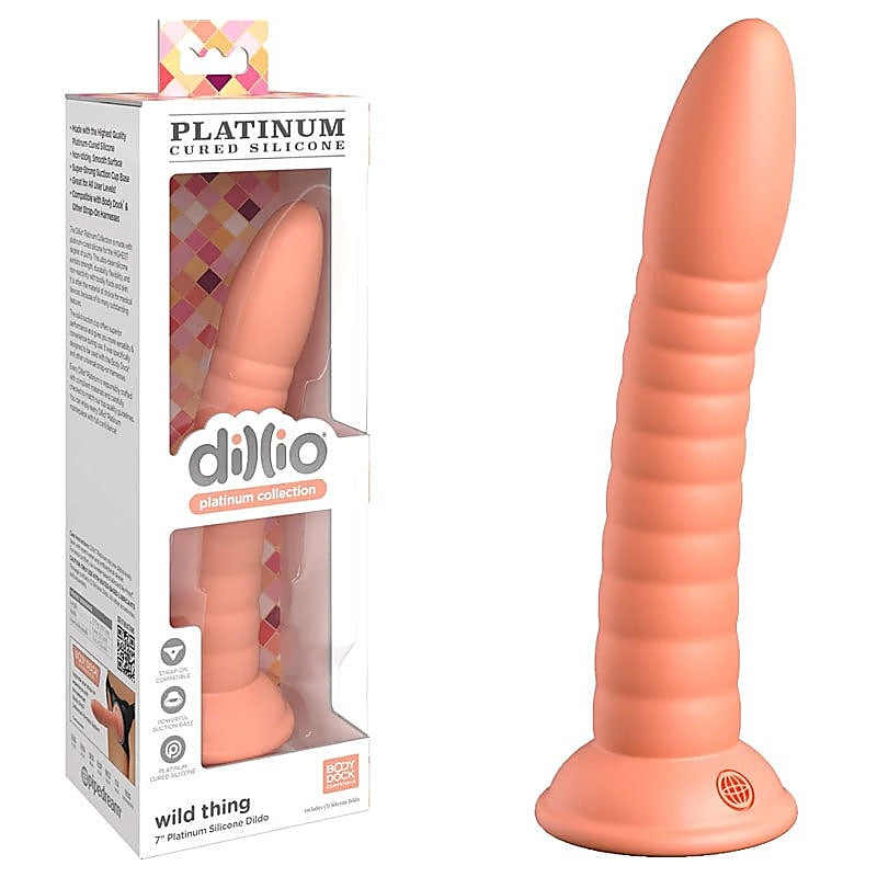 Dillio Platinum Wild Thing 7 Inch Silicone Dildo - Realistic Dildos
