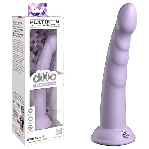 Dillio Platinum Slim Seven 7 Inch Strap-On Dildo - Realistic Dildos